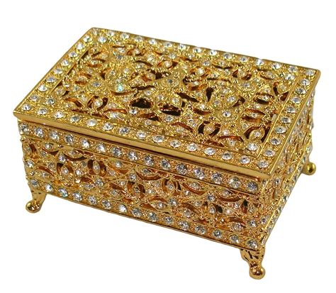 small gold jewelry box